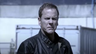 Kiefer Sutherland's Jack Bauer in black leather jacket in final scene of 24: Live Another Day