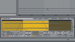 Using crossfade looping in a sampler can create smoother, more seamless sounds on output