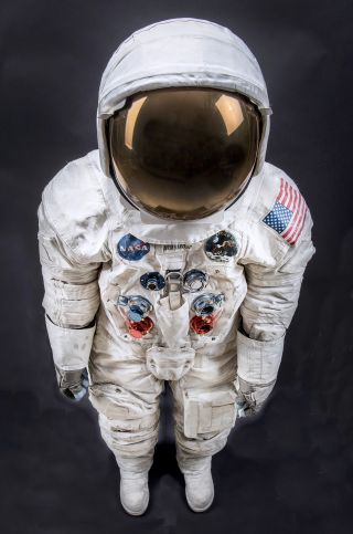 3-D scans of Neil Armstrong's Apollo 11 spacesuit (seen above) are being used to create the "Apollo at the Park" statues.