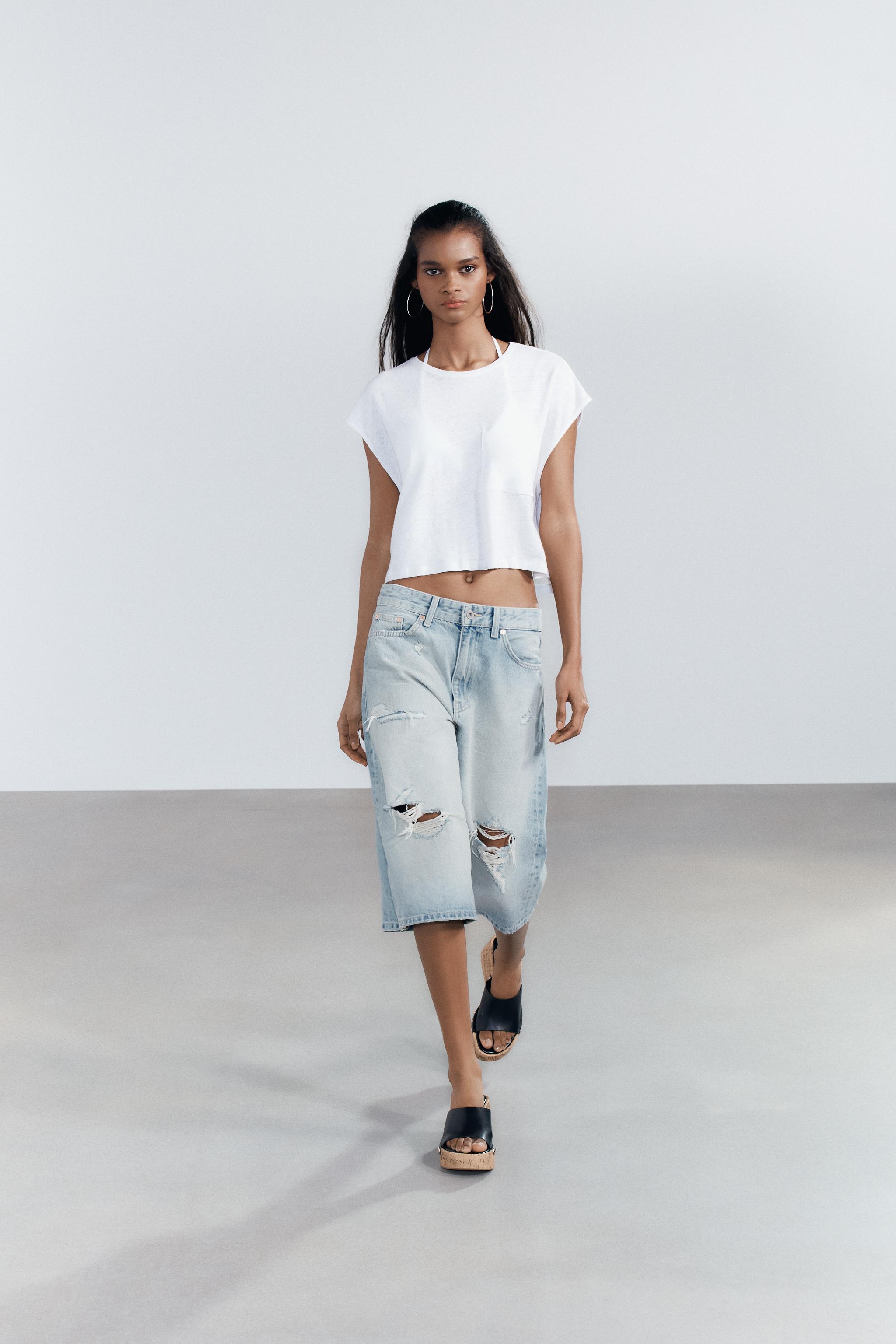 Linen T-Shirt With Pocket