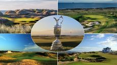 The Claret Jug and four links courses