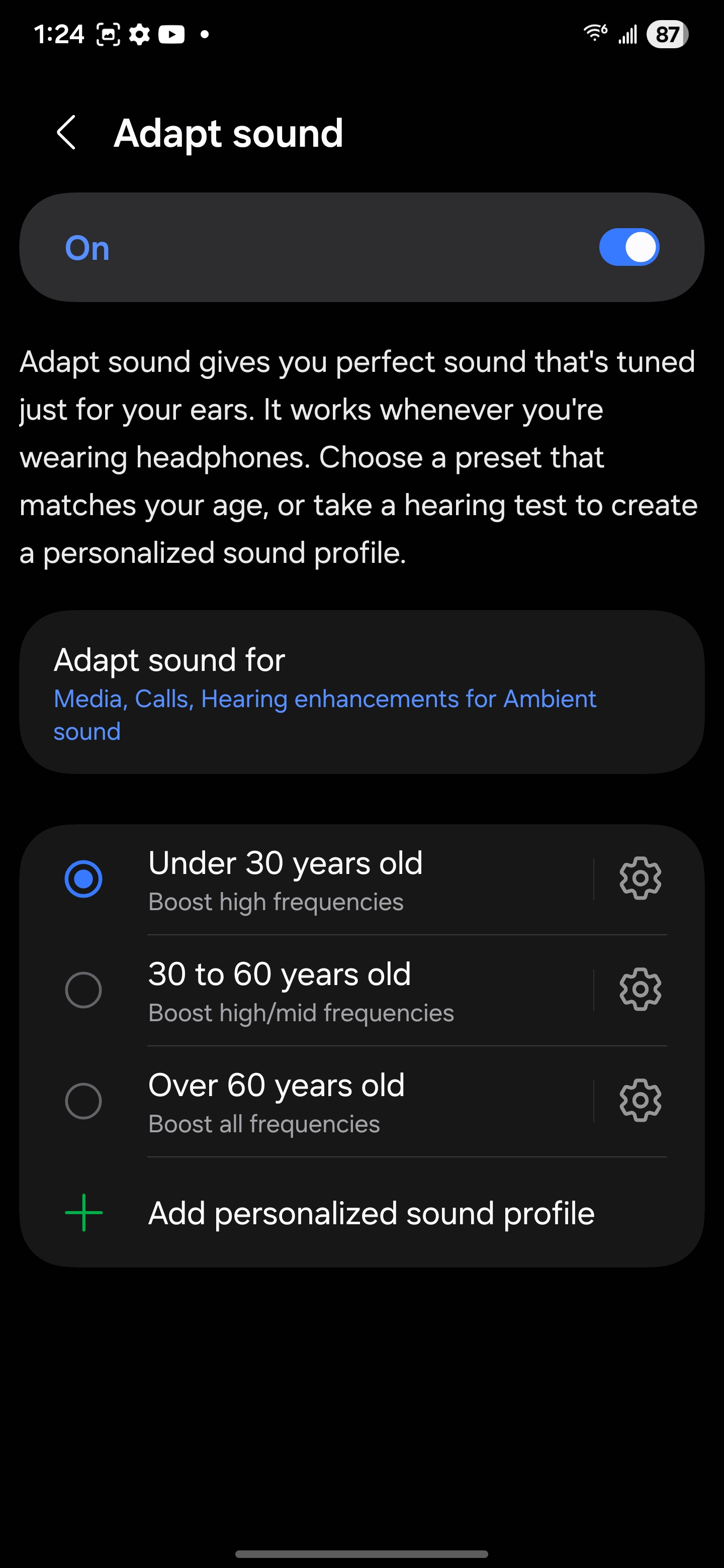 Samsung Galaxy Buds 4 Pro settings and Wearables app