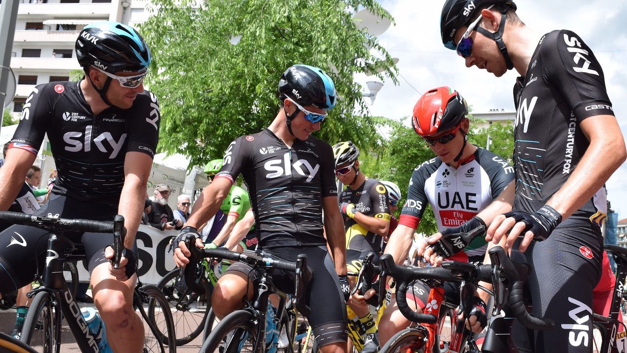 Ben Swift talks his former teammates through his UAE Team Emirates Colnago C60