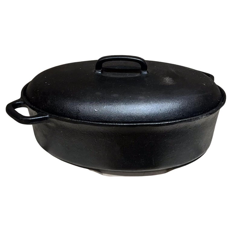 1960s Ronneby Design Sigurd Persson Cast Iron Casserole Sweden