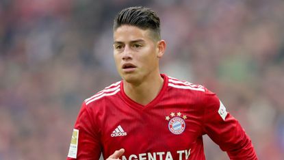 James Rodriguez is currently on loan at Bayern Munich from Real Madrid