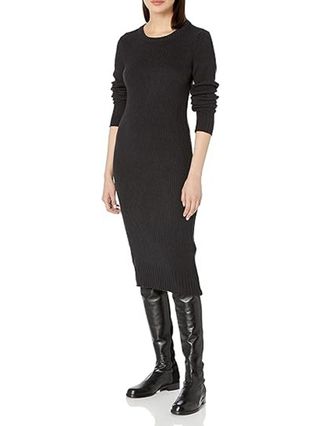 Calvin Klein Damen Ck Kleid, schwarz, klein