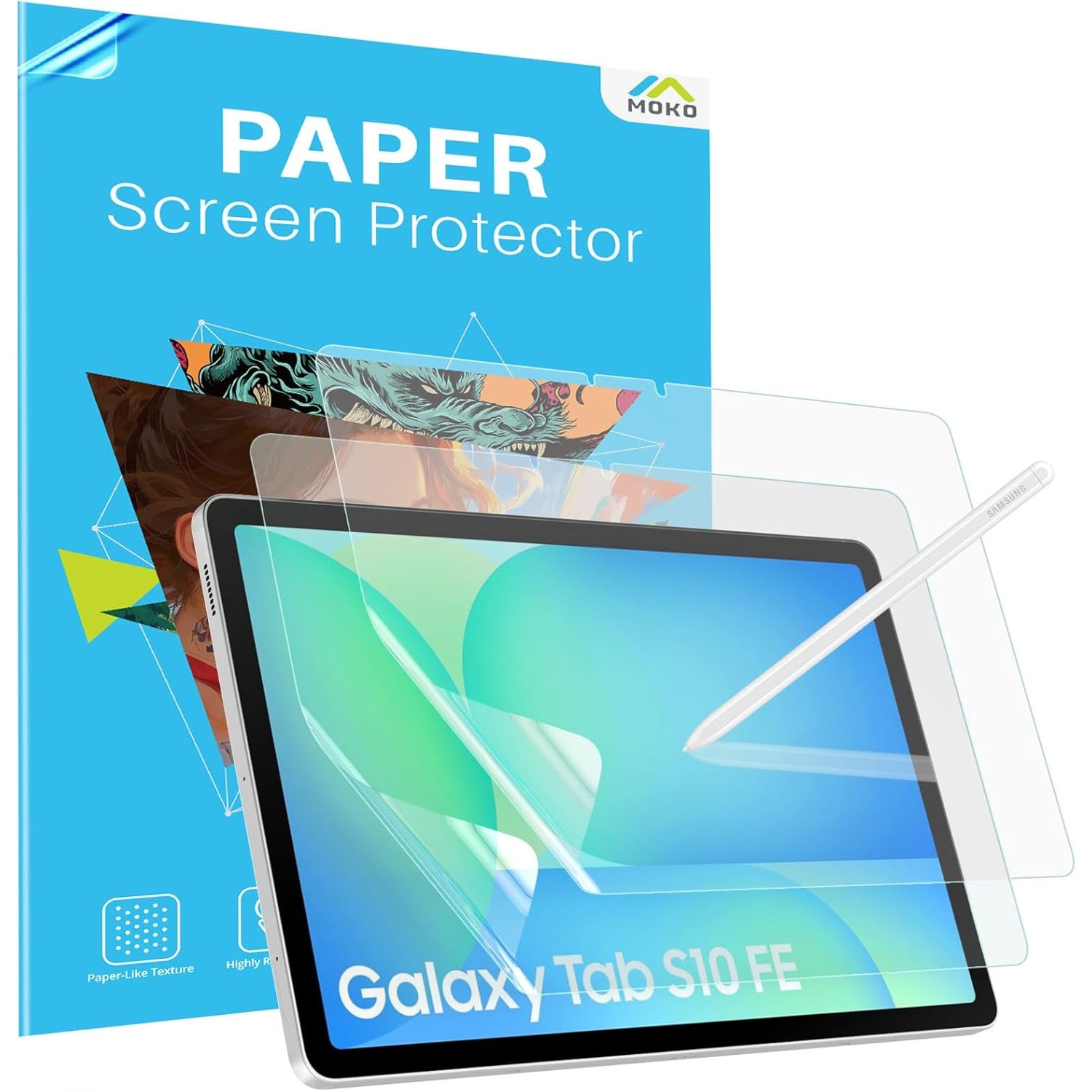 MoKo 2 Pack Paperfeel Screen Protector for Samsung Galaxy Tab S11