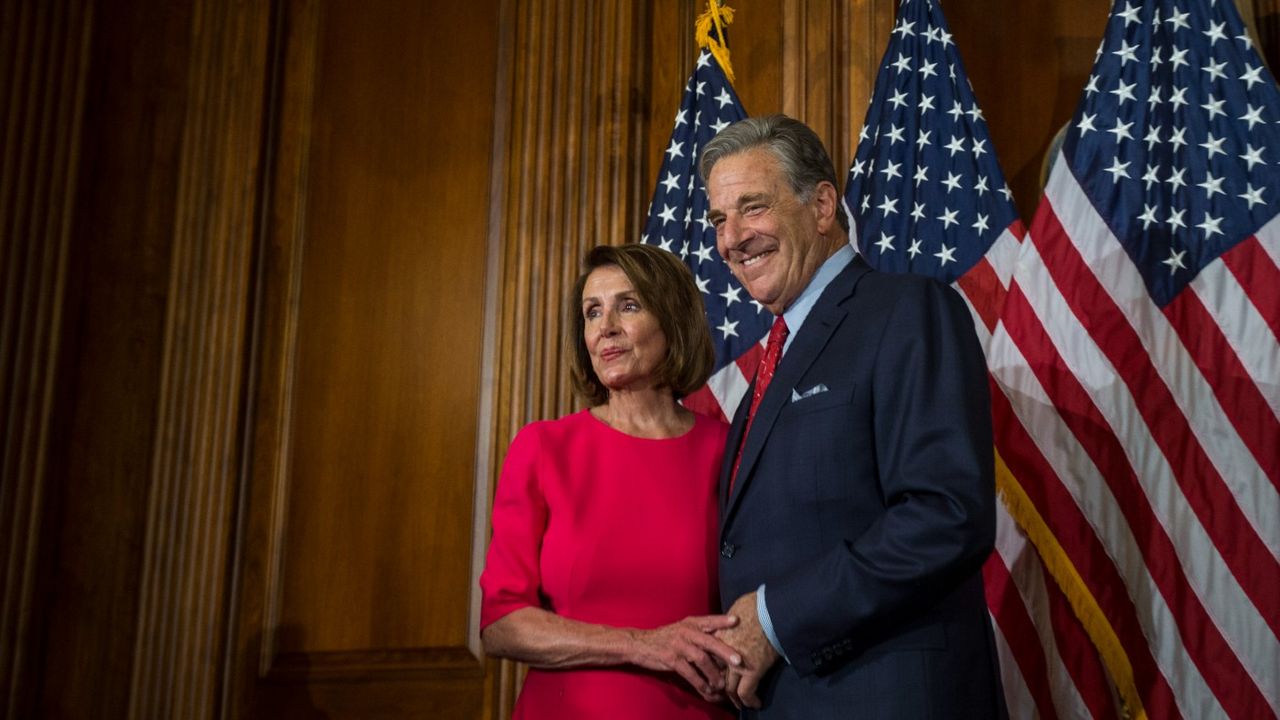 Nancy Pelosi with husband Paul