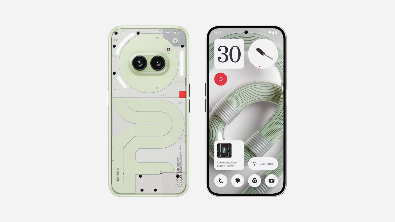 Nothing Phone 2a Plus Community Edition Glow-In-The-Dark.