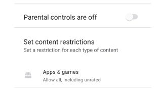 Control parental en Android