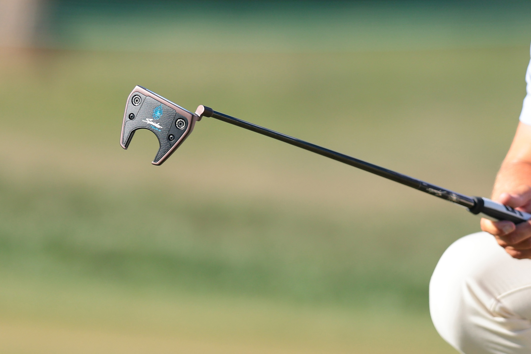 A detailed view of the putter of Pierceson Coody of the United States on the fifth green during the second round of the Valspar Championship 2026 at Copperhead Course at Innisbrook Resort