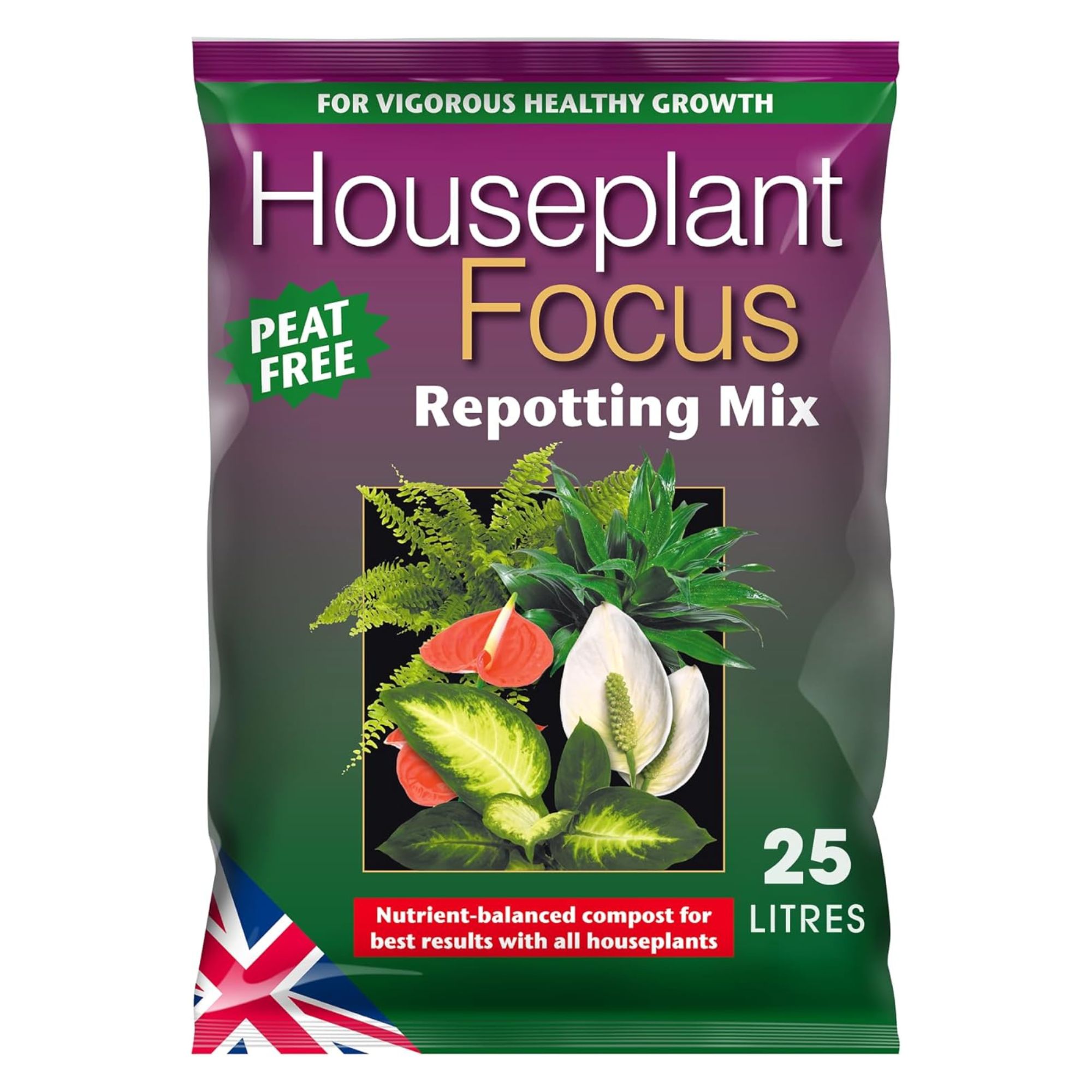 Growth Technology Houseplant Focus Repotting Mix