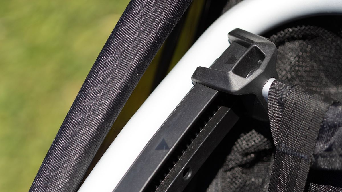 Burley D&rsquo;Lite X bike trailer adjustable back rest