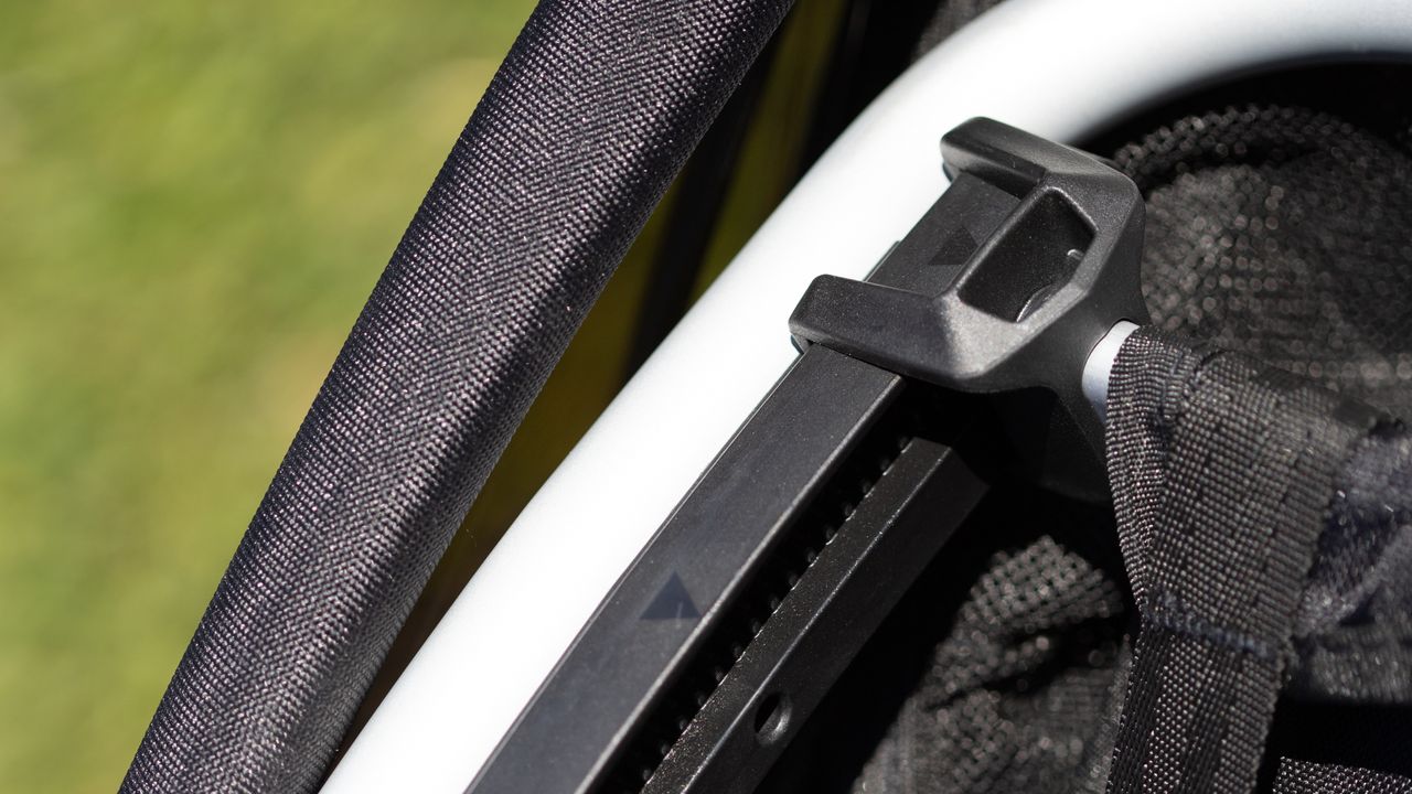 Burley D&rsquo;Lite X bike trailer adjustable back rest