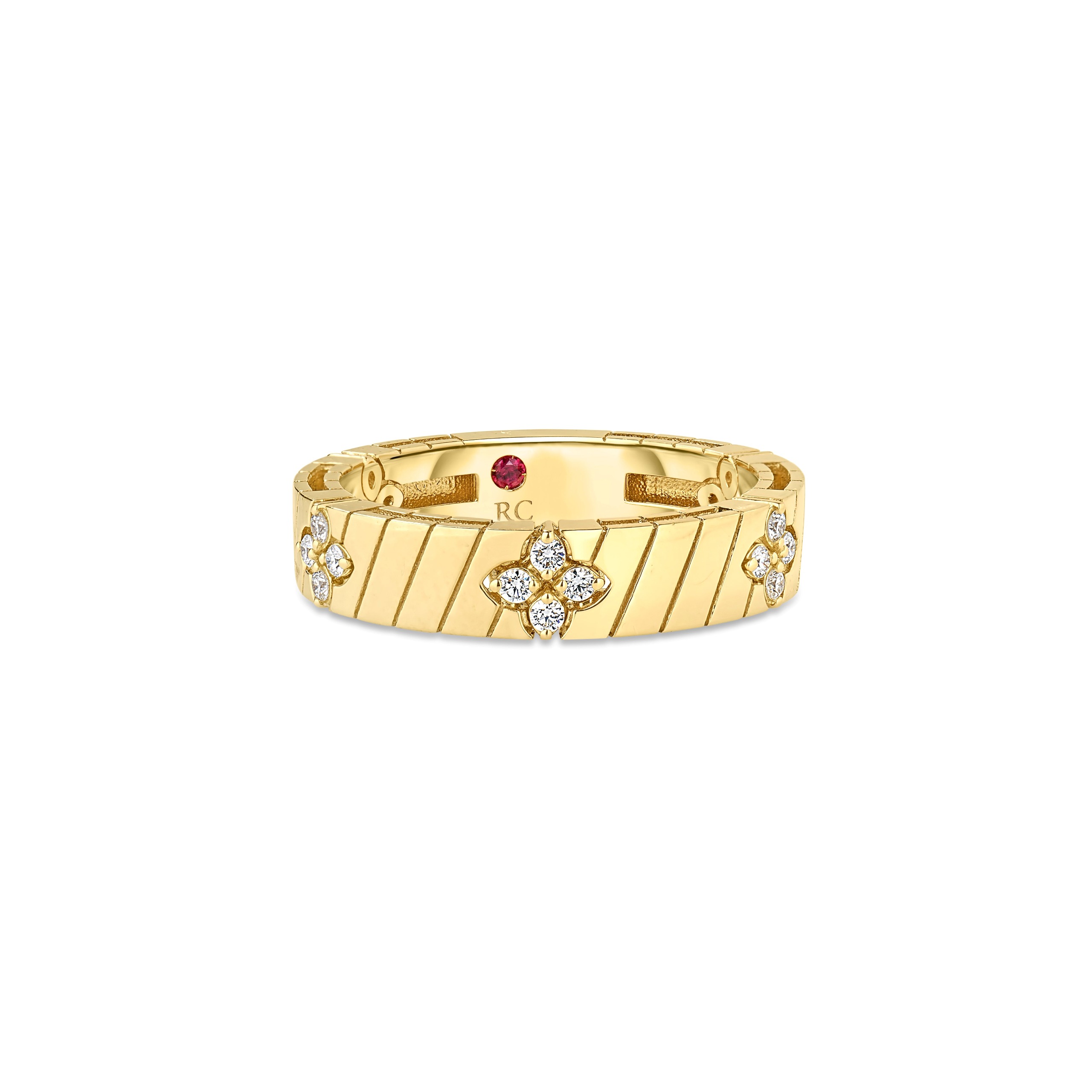 Classic Ring | Diamond, Ridged