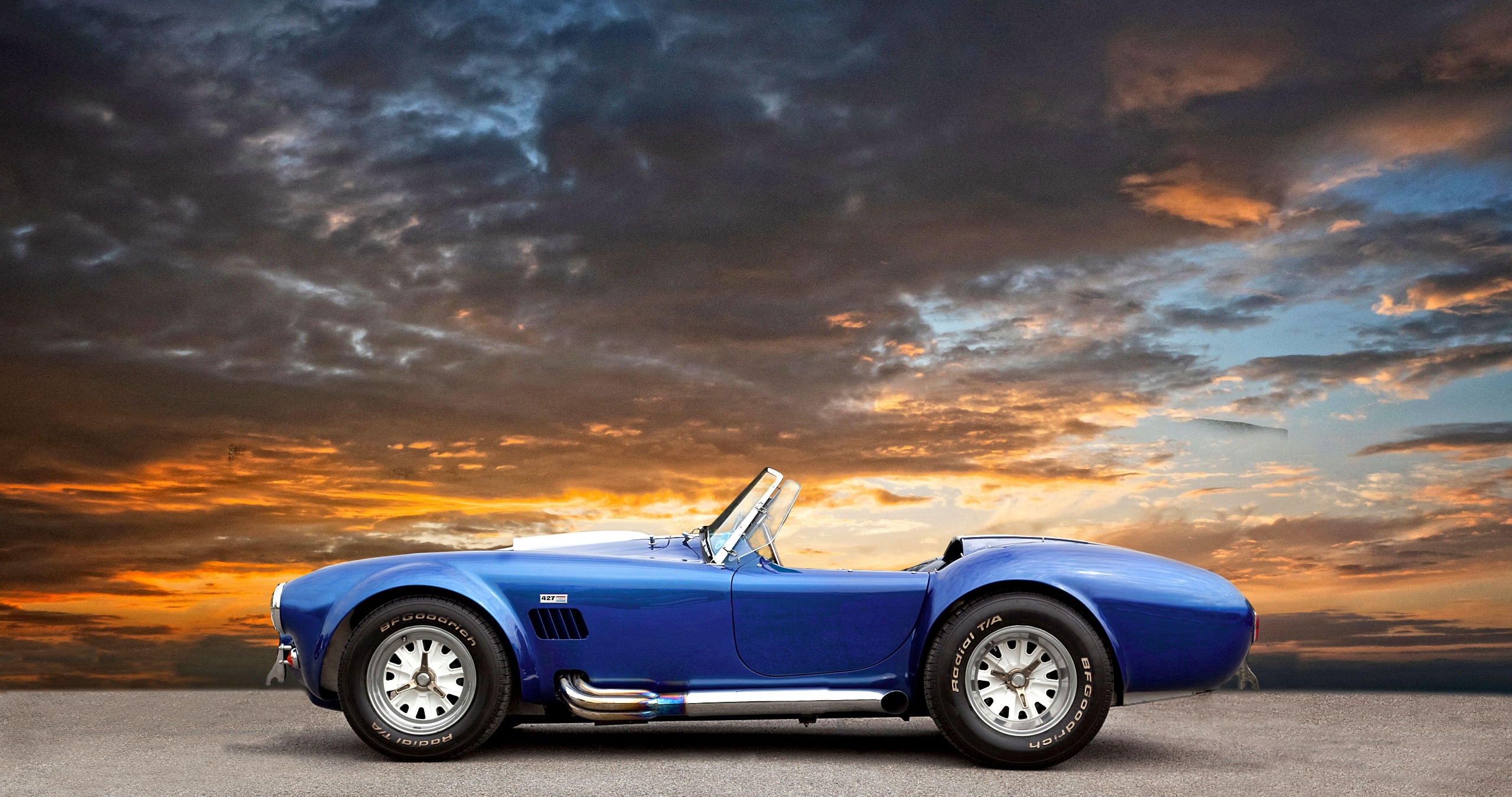 A side view of the AC Cobra