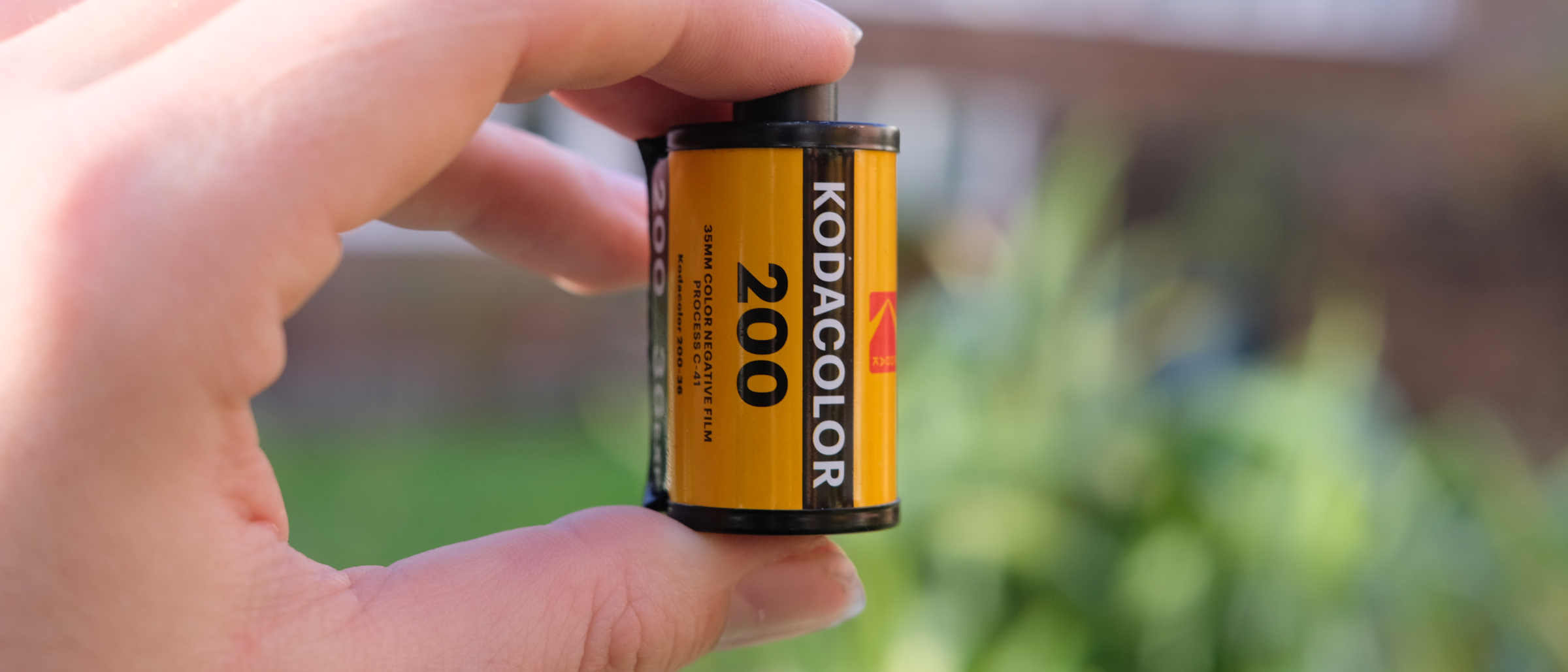 Photograph of Kodak Kodacolor 200 film canister