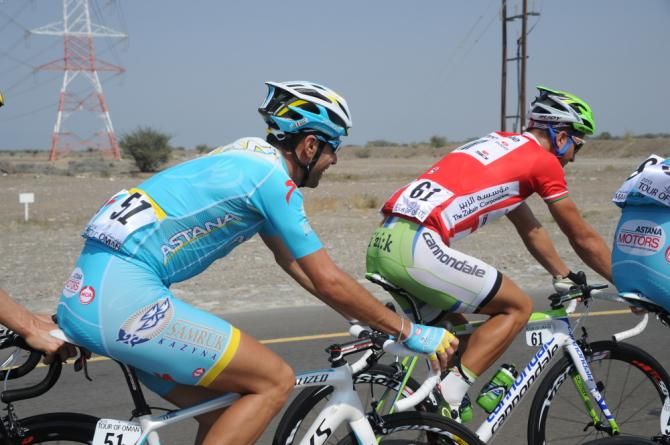 Vincenzo Nibali follows his old teammate Peter Sagan