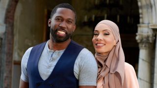 Bilal and Shaeeda smiling on 90 Day Fiancé: Happily Ever After season 7