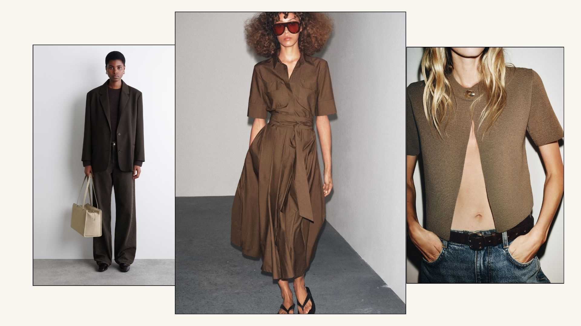 models wearing Zara and H&amp;M