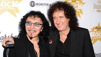Tony Iommi and Brian May in 2009