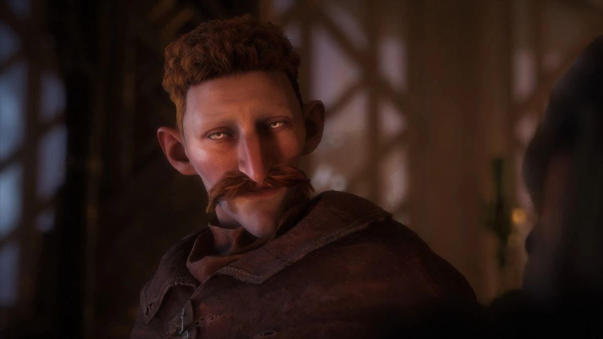 Nigel Thornberry as a knight of the Veilguard.