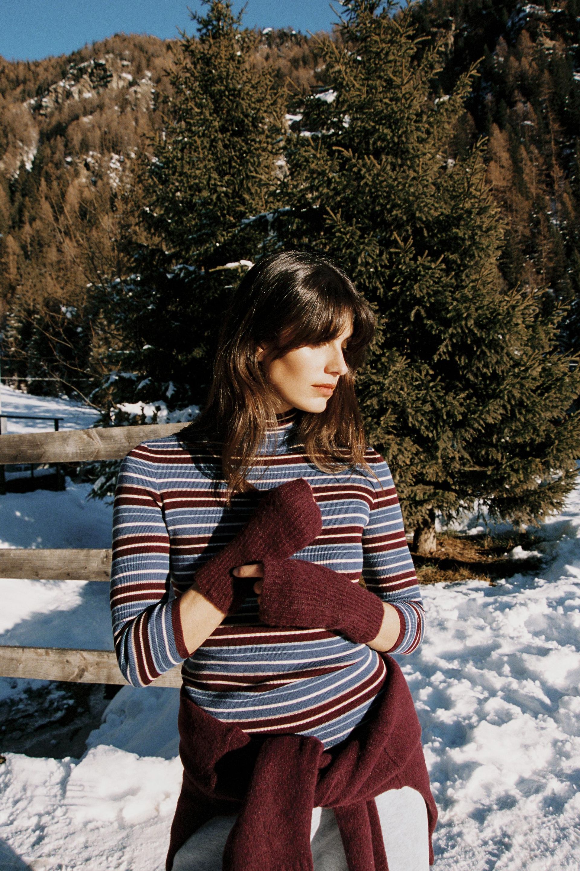 Striped Knit Jumper