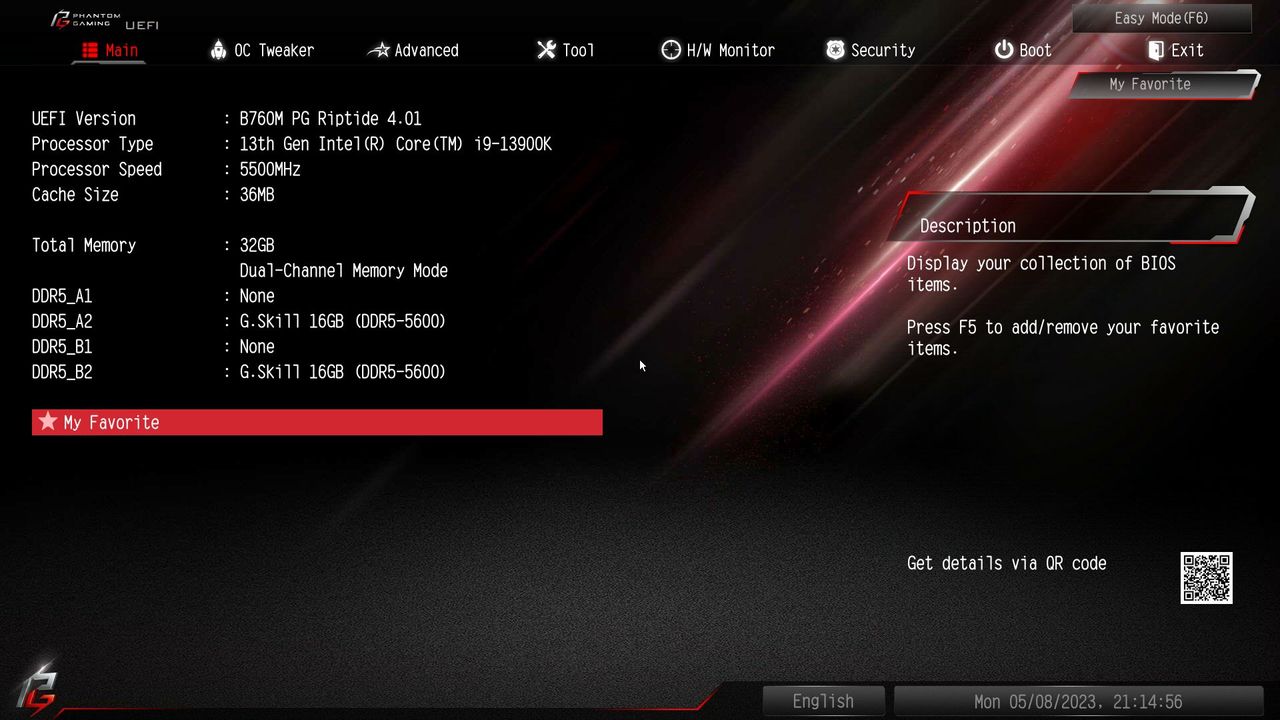 ASRock B760M PG Riptide