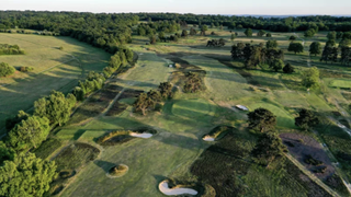 Walton Heath Old course pictured from abovie