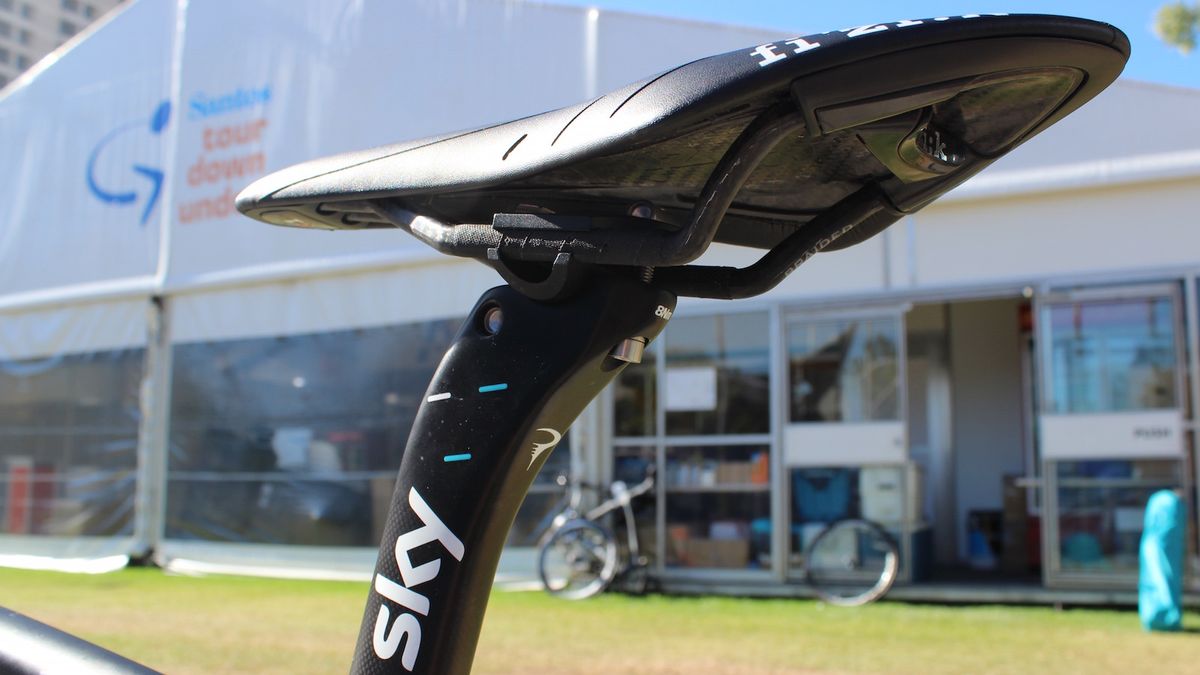 A look at the carbon construction of the saddle