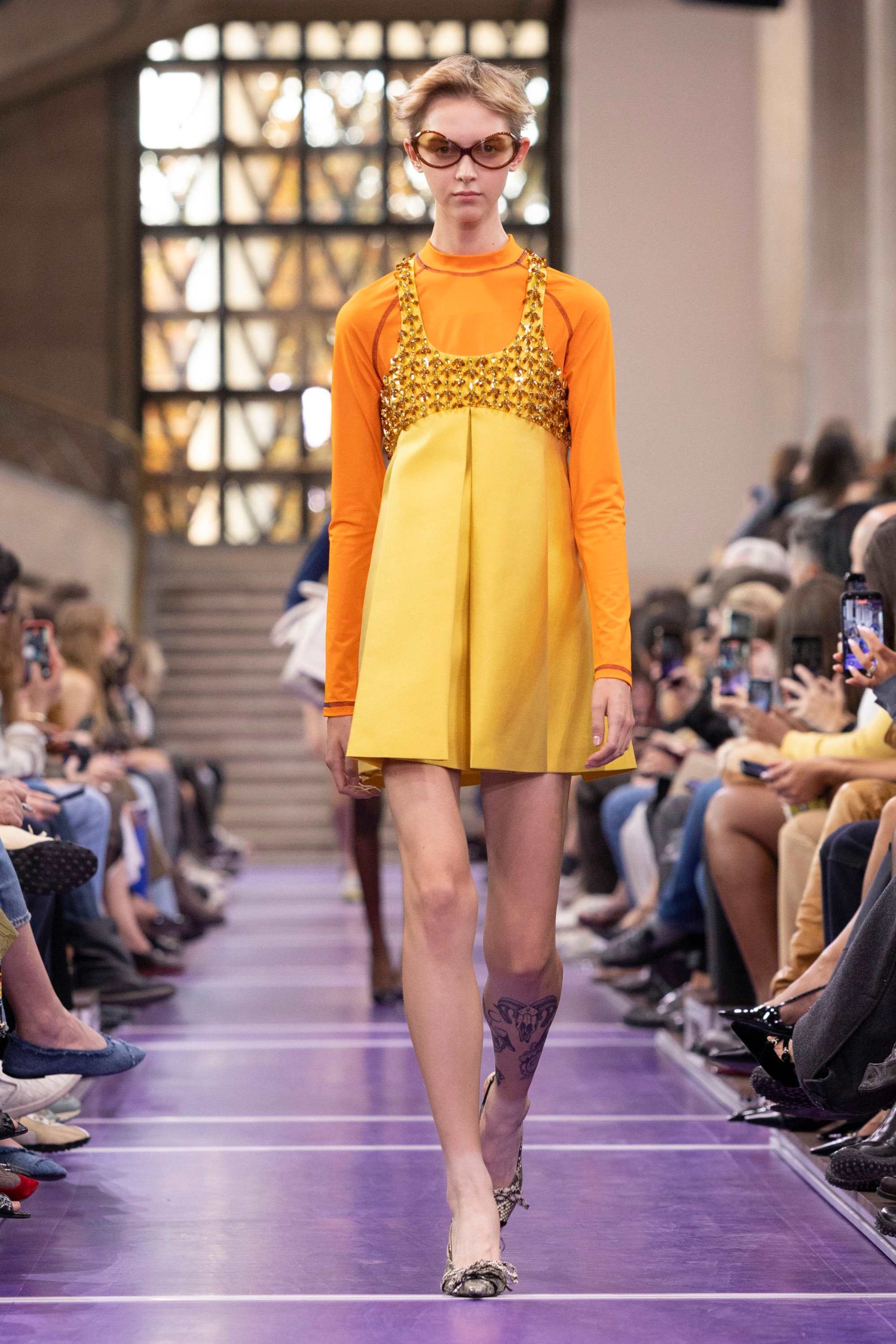 Miu Miu S/S 27 runway, retro influence trend