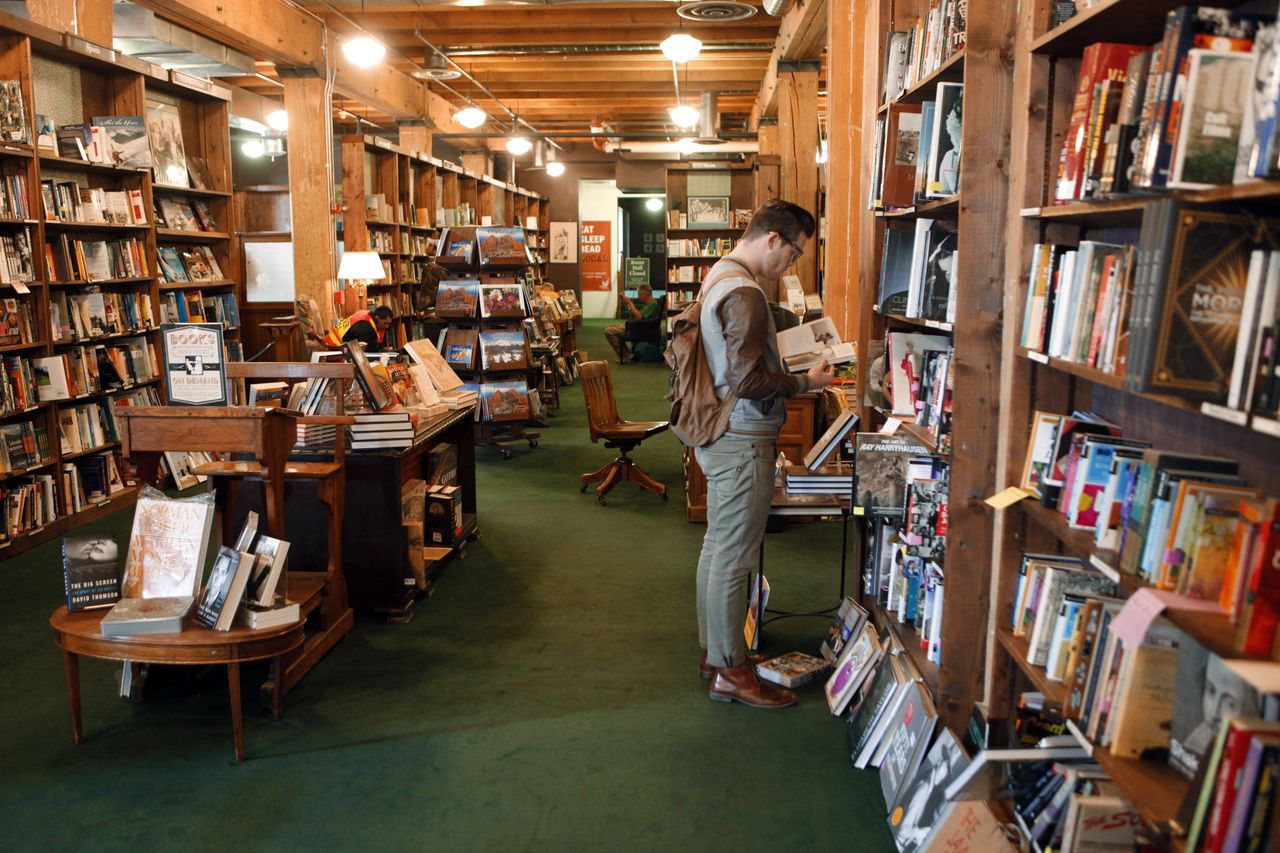 The Tattered Cover independent bookstore, in Denver.