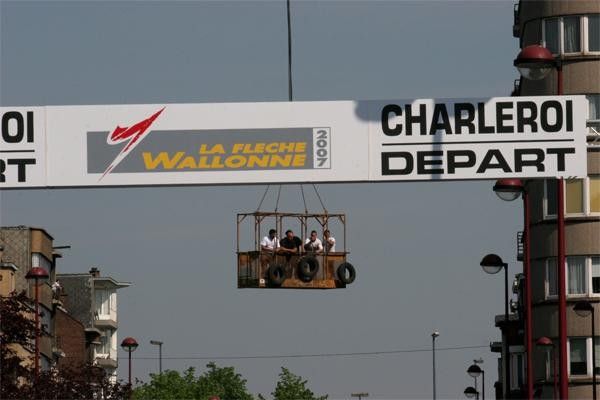 A great vantage point for some spectators.