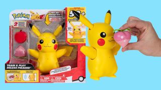 Pokemon Train and Play Deluxe Pikachu Toy