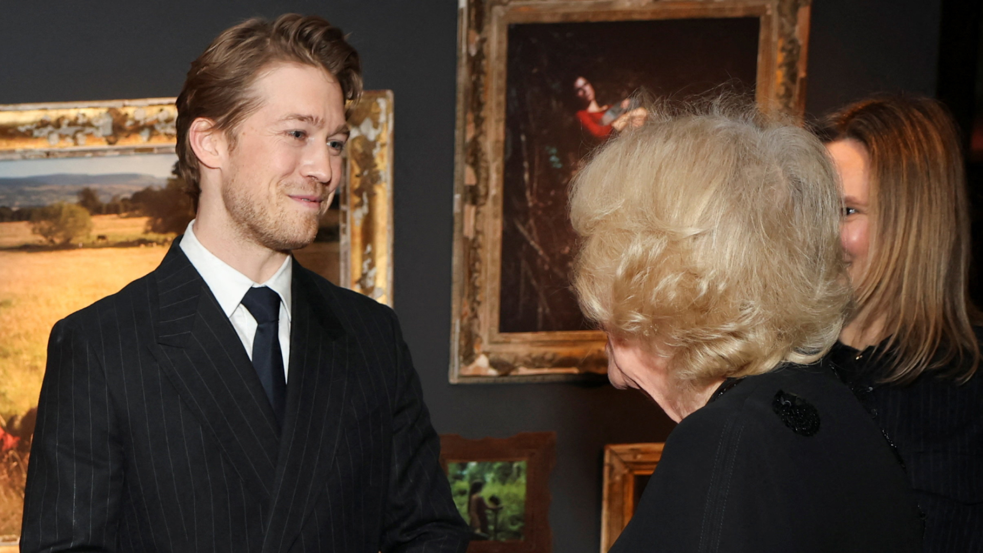 Queen Camilla and Joe Alwyn