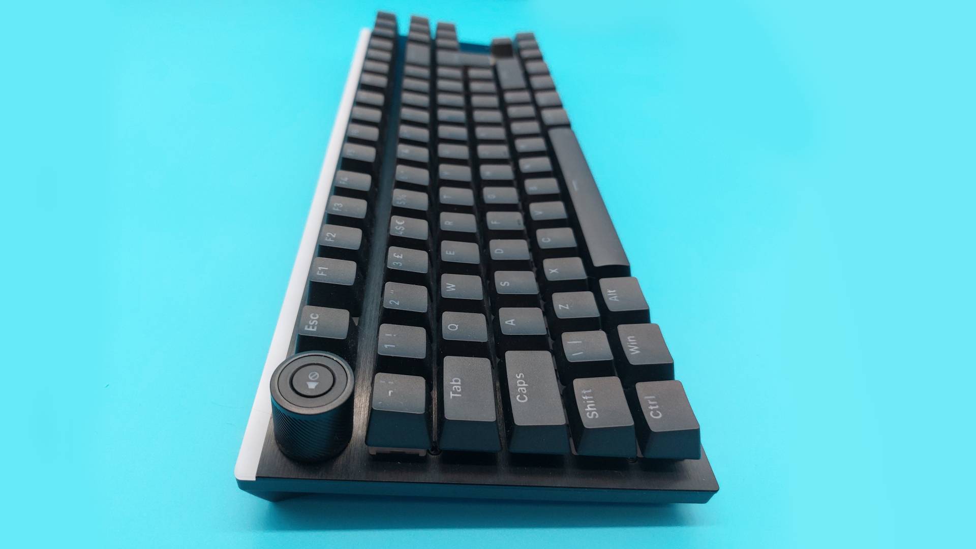 The Be Quiet Light Mount TKL wired mechanical gaming keyboard seen from various angles.
