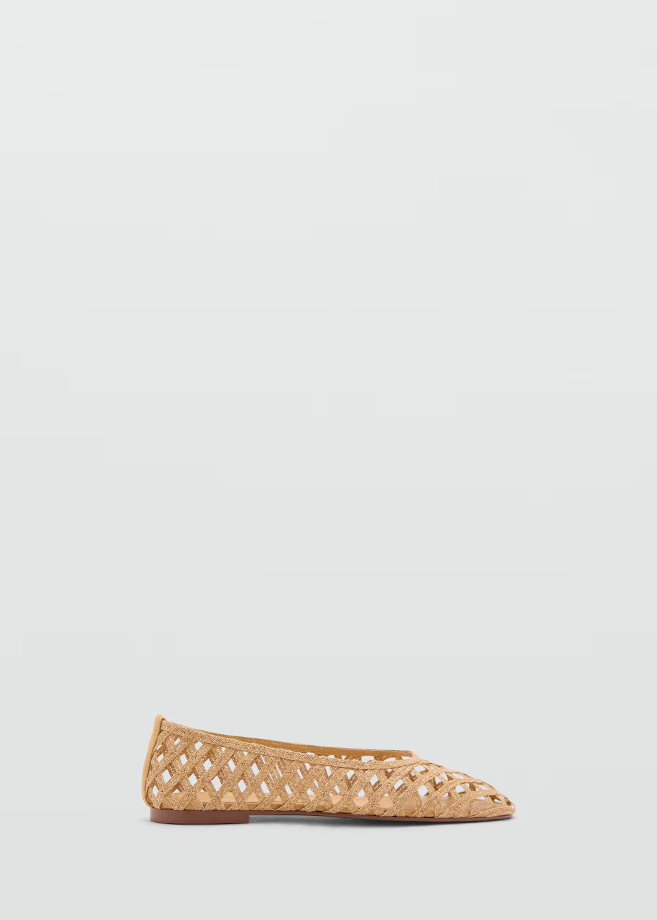 woven ballet flat Mango