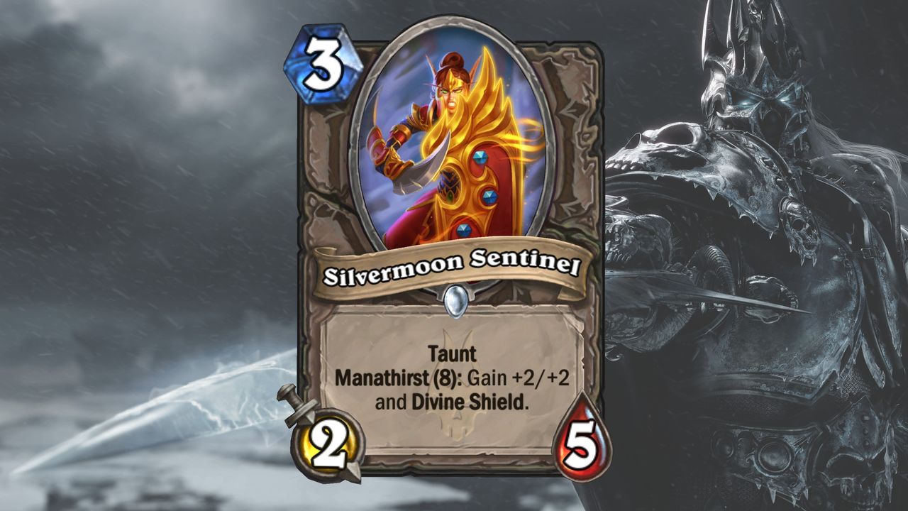 Cards and art from Hearthstone's March of the Lich King expansion.