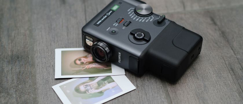 The Fujifilm Instax Mini Evo Cinema decades camera