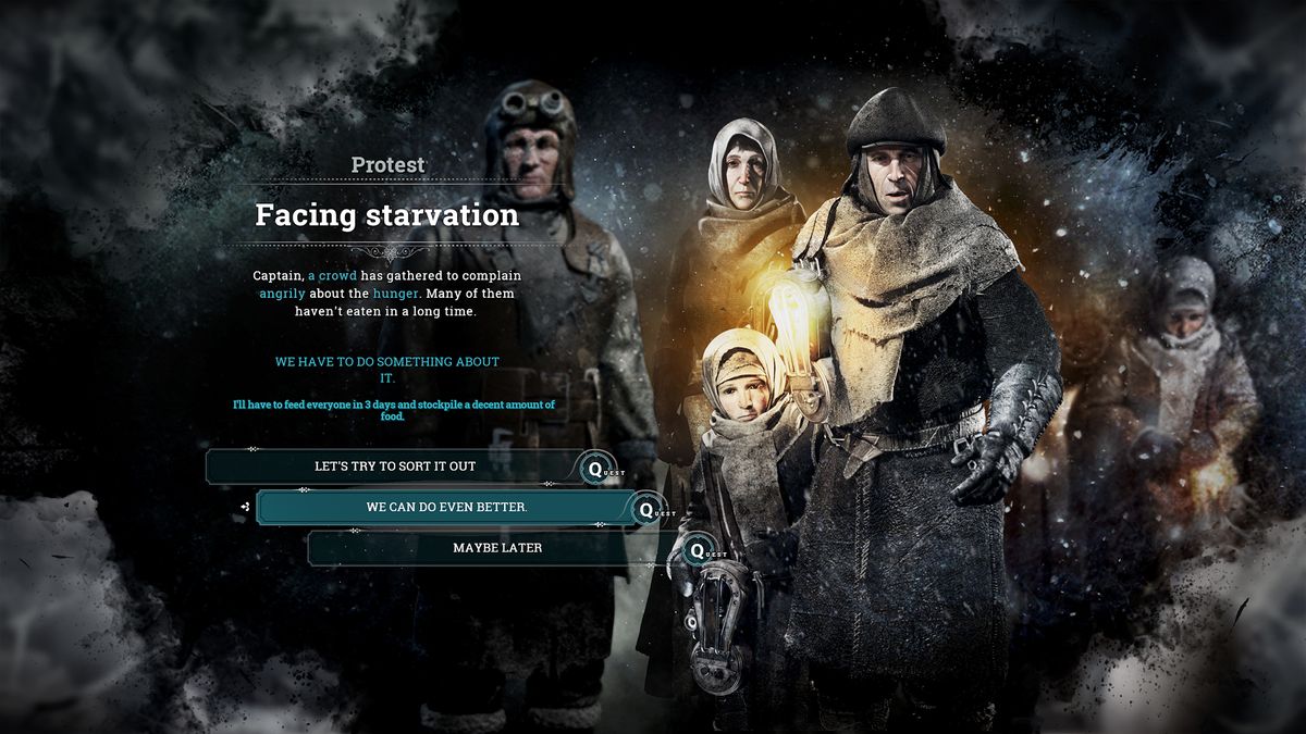 You cant please everyone in survival city builder Frostpunk | PC Gamer