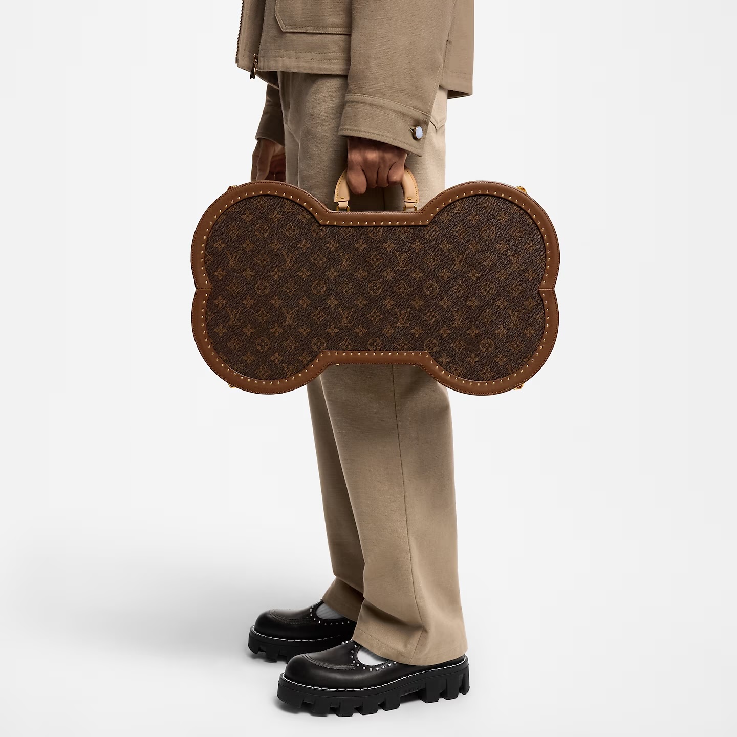 Louis Vuitton bone-shape trunk