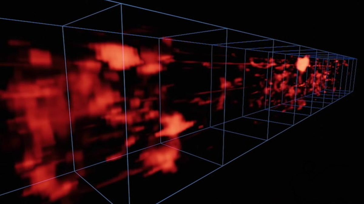 Ver por primera vez la luz de la red cósmica que conecta galaxias (vídeo)