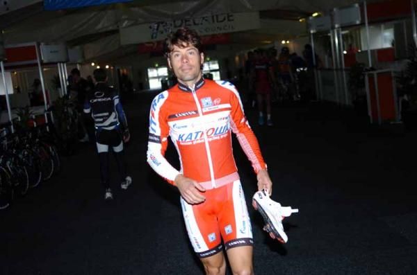 Freire's first race for Katusha at the 2012 Tour Down Under