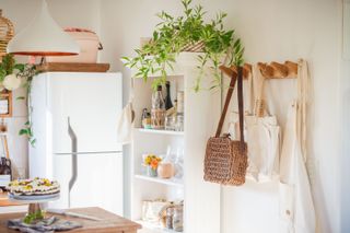 Rustic style country house kitchen