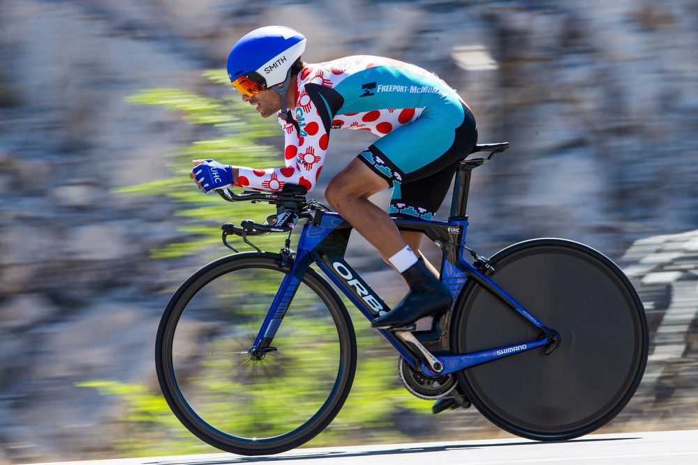 Janier Acevedo (UnitedHealthcare Pro Cycling) during stage 3 of the Tour of The Gila