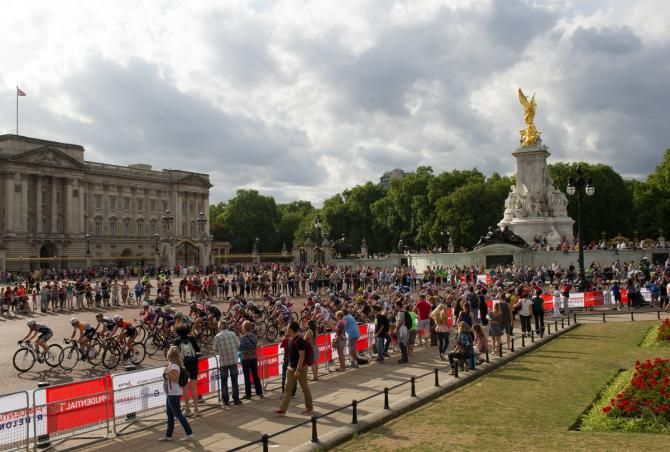 The women's Prudential RideLondon took place on The Mall
