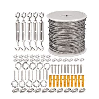 66Pcs PVC Coated Garden Wire Kit for Wisteria