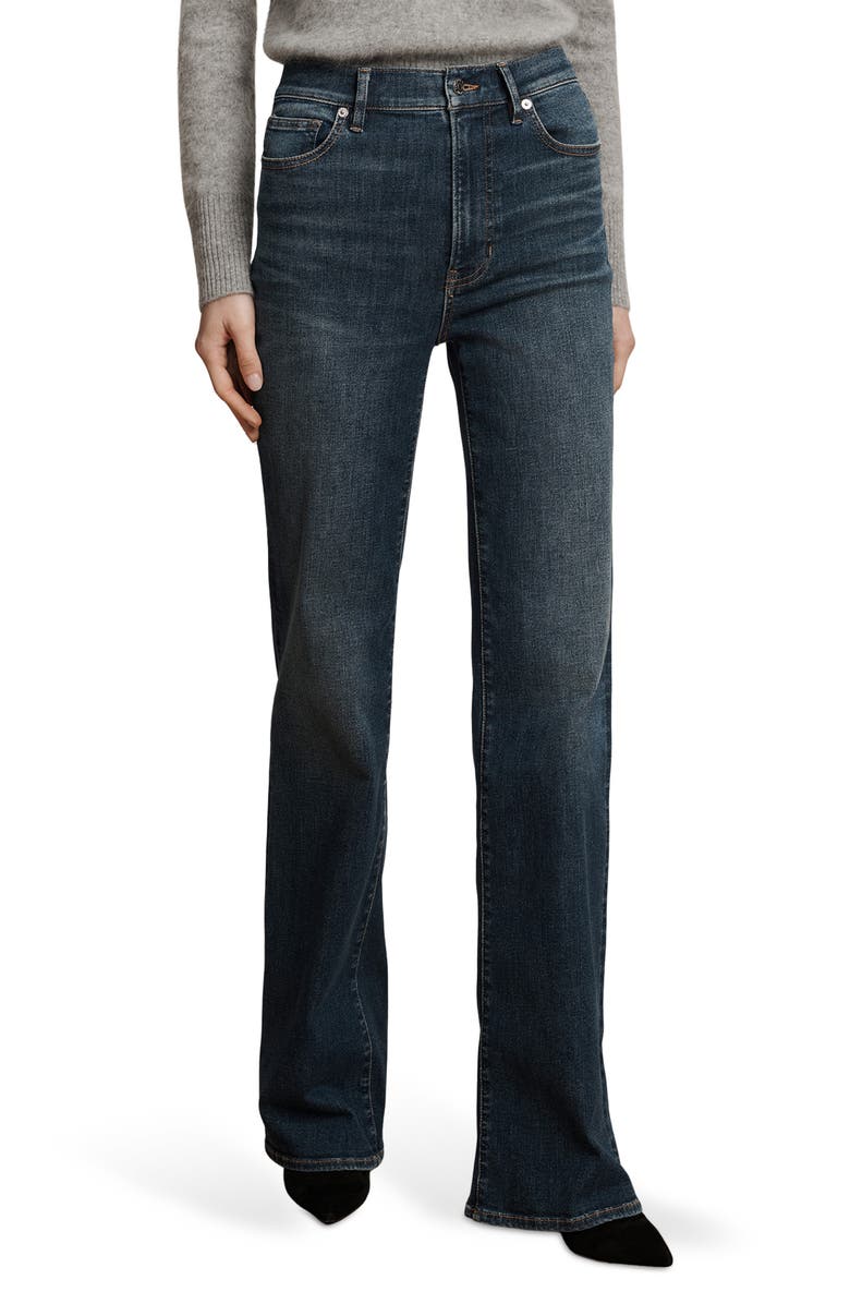 Crosbie High Waist Slim Wide Leg Jeans