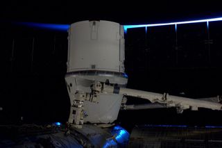 SpaceX Dragon Attaches to the ISS