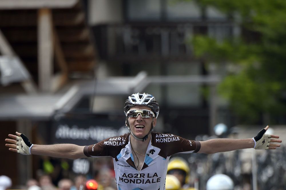 Romain Bardet wins stage 5 of the Dauphin&eacute;